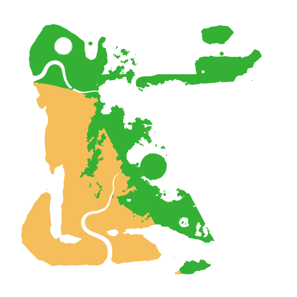 Biome Rust Map: Procedural Map, Size: 3000, Seed: 46747