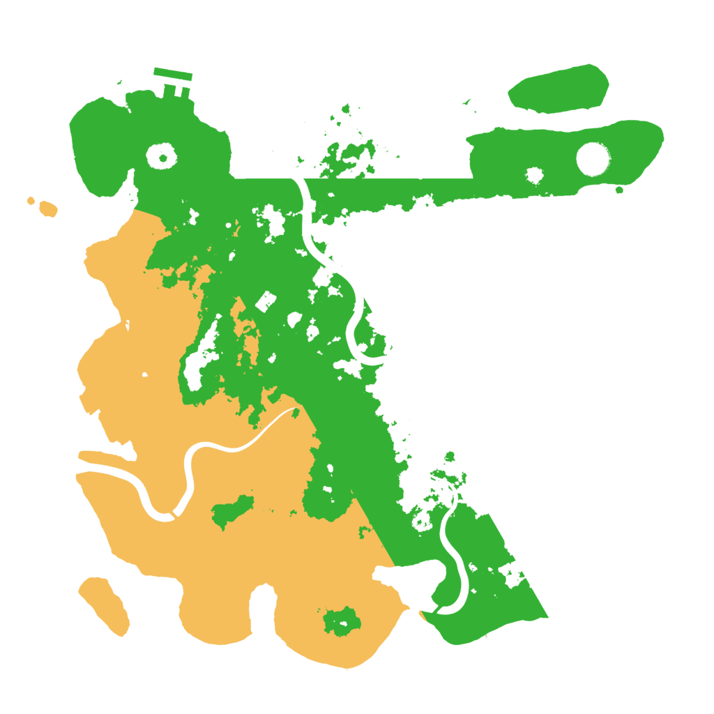 Biome Rust Map: Procedural Map, Size: 3750, Seed: 23921