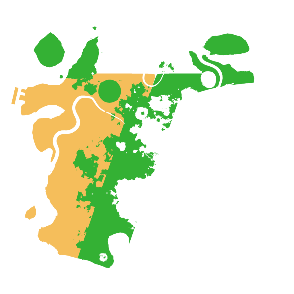 Biome Rust Map: Procedural Map, Size: 3500, Seed: 1075853770