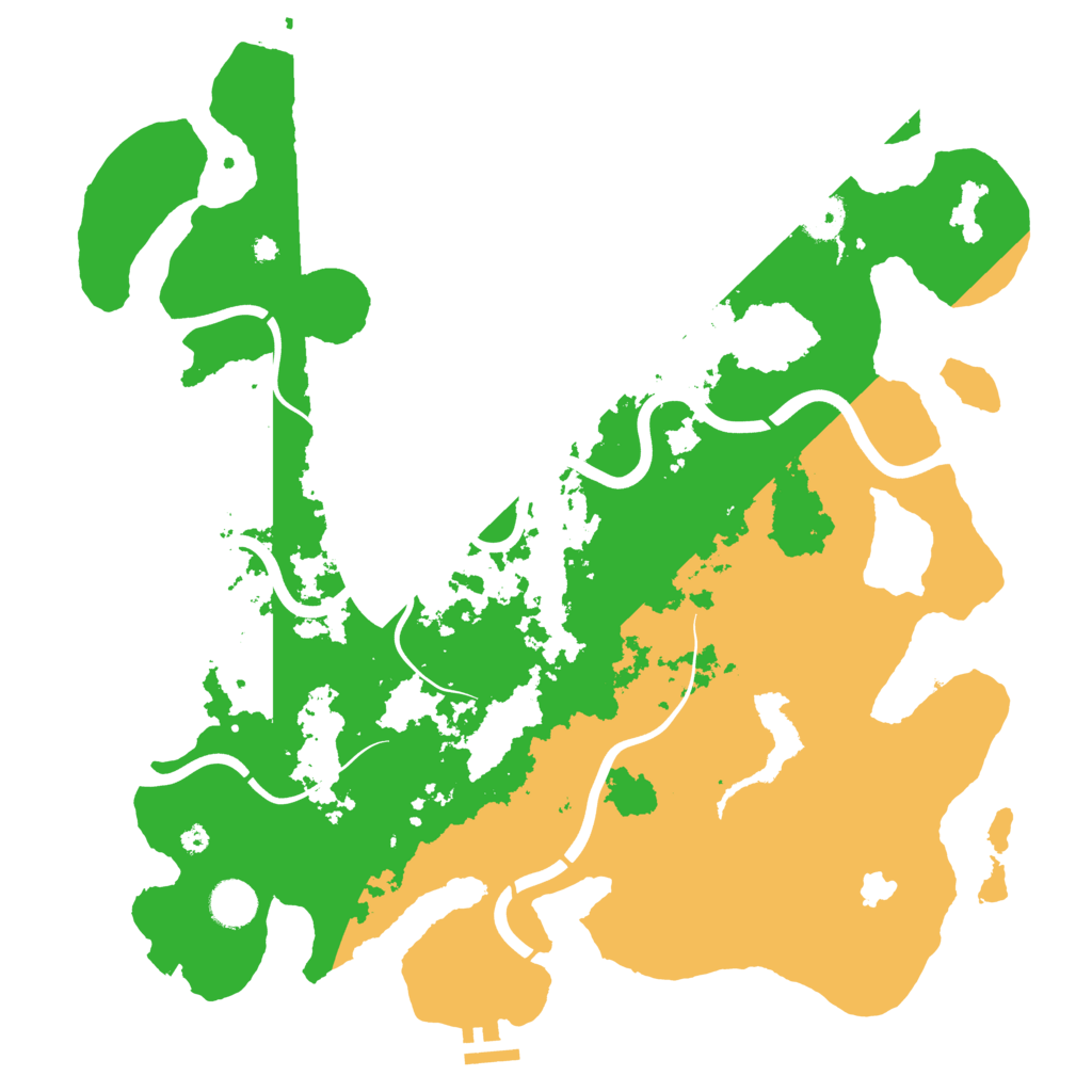 Biome Rust Map: Procedural Map, Size: 4000, Seed: 23798
