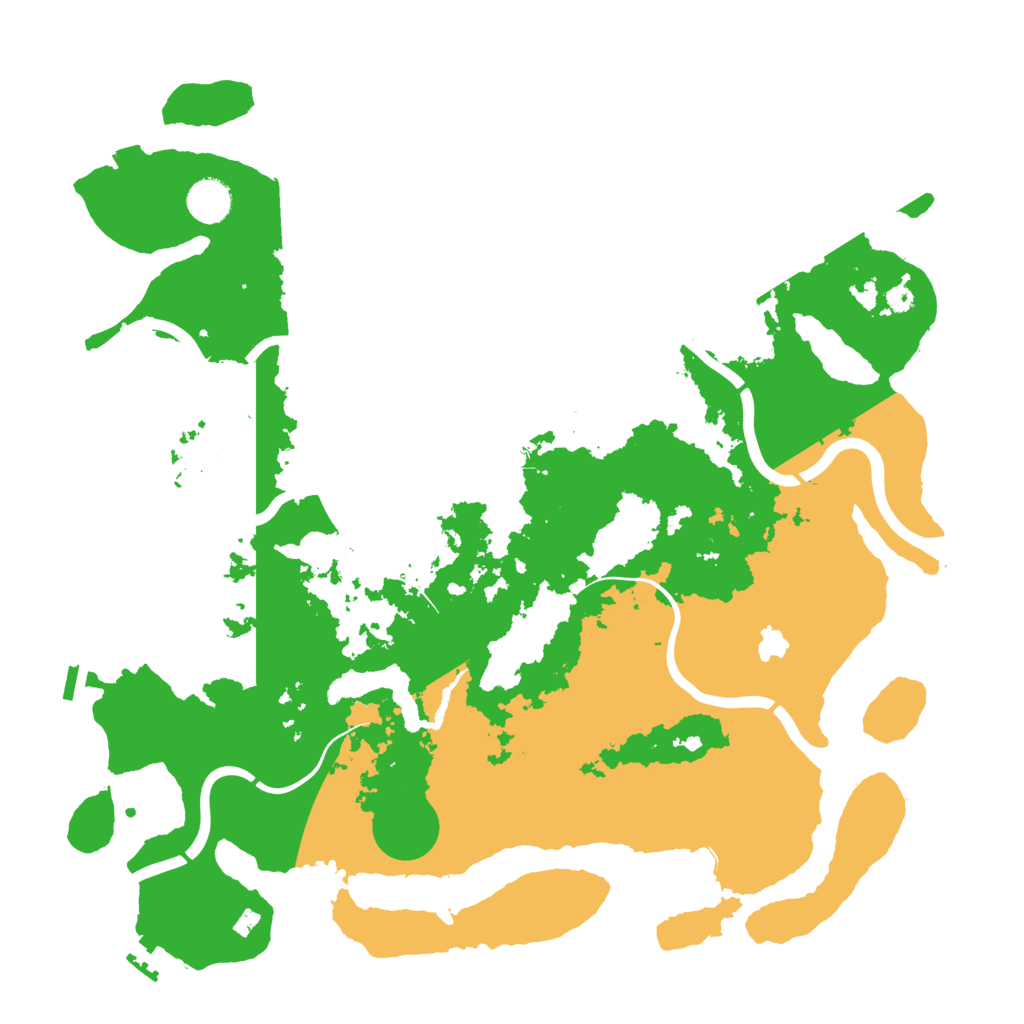 Biome Rust Map: Procedural Map, Size: 4050, Seed: 809241950