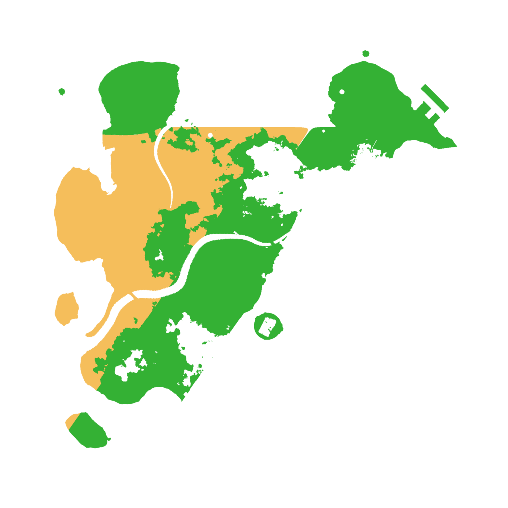 Biome Rust Map: Procedural Map, Size: 3000, Seed: 5301
