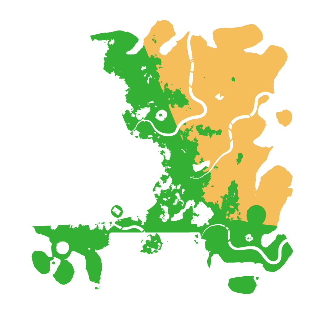 Biome Rust Map: Procedural Map, Size: 4250, Seed: 65578