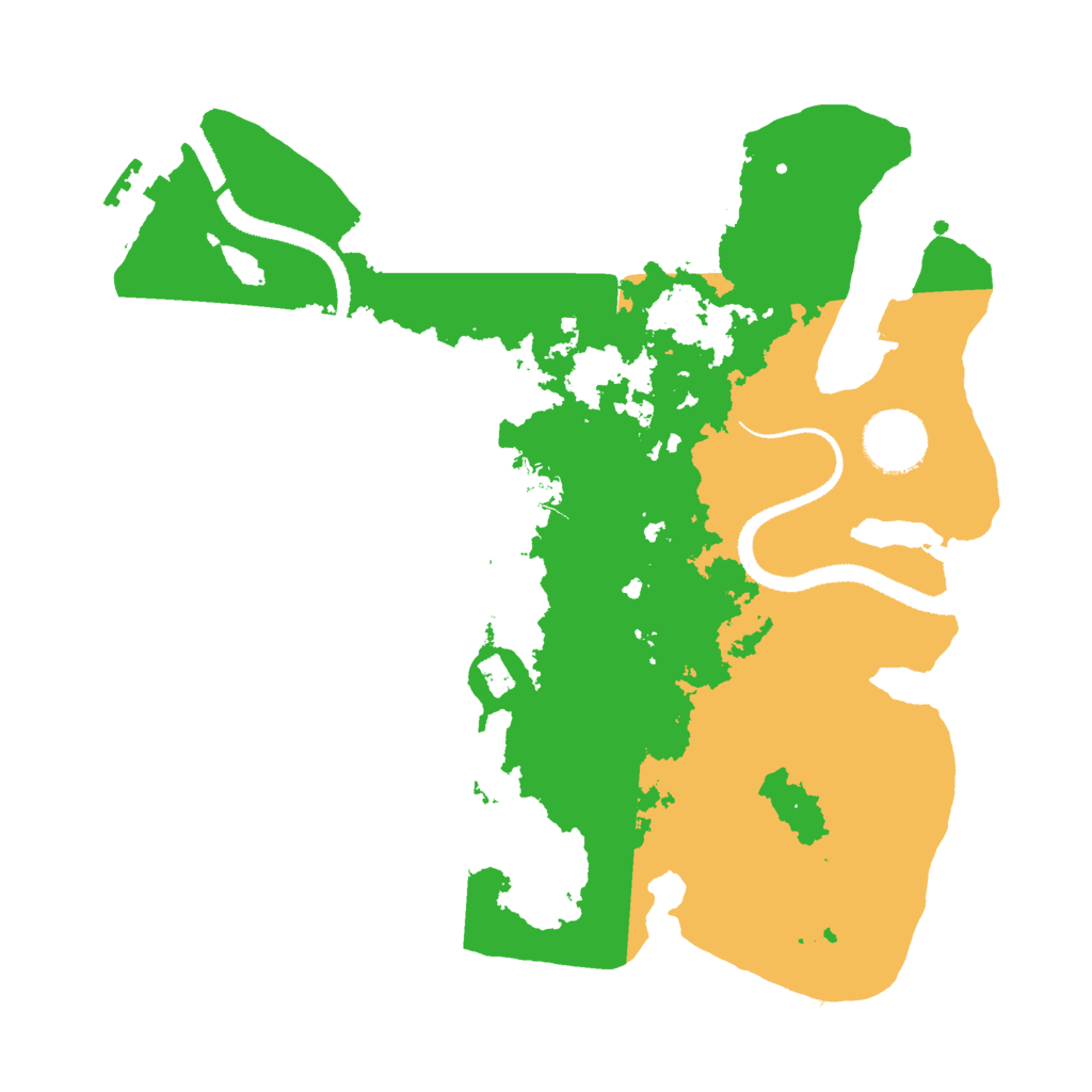 Biome Rust Map: Procedural Map, Size: 3000, Seed: 2084937049