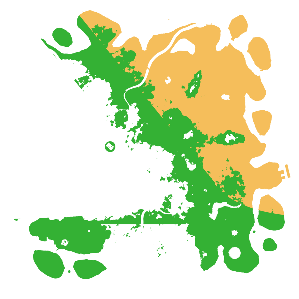 Biome Rust Map: Procedural Map, Size: 4500, Seed: 1642656648