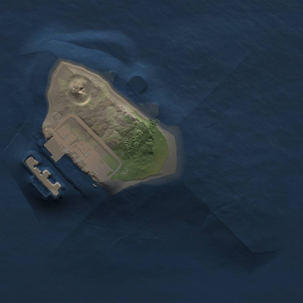 Rust Map: Procedural Map, Size: 1000, Seed: 1800514039, 2 Monuments
