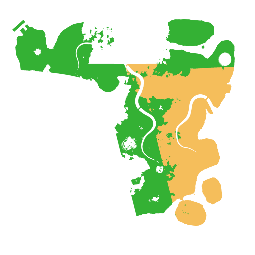 Biome Rust Map: Procedural Map, Size: 3500, Seed: 1114058279