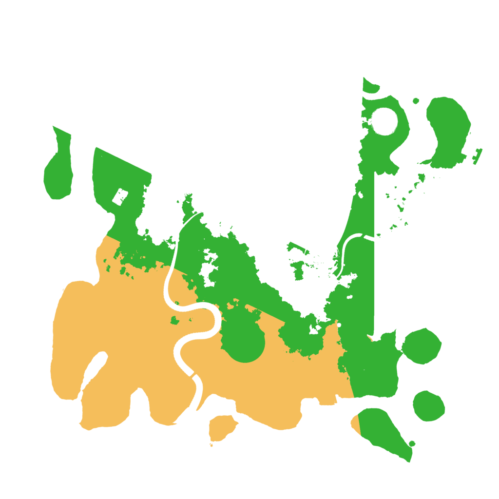 Biome Rust Map: Procedural Map, Size: 3300, Seed: 341206126