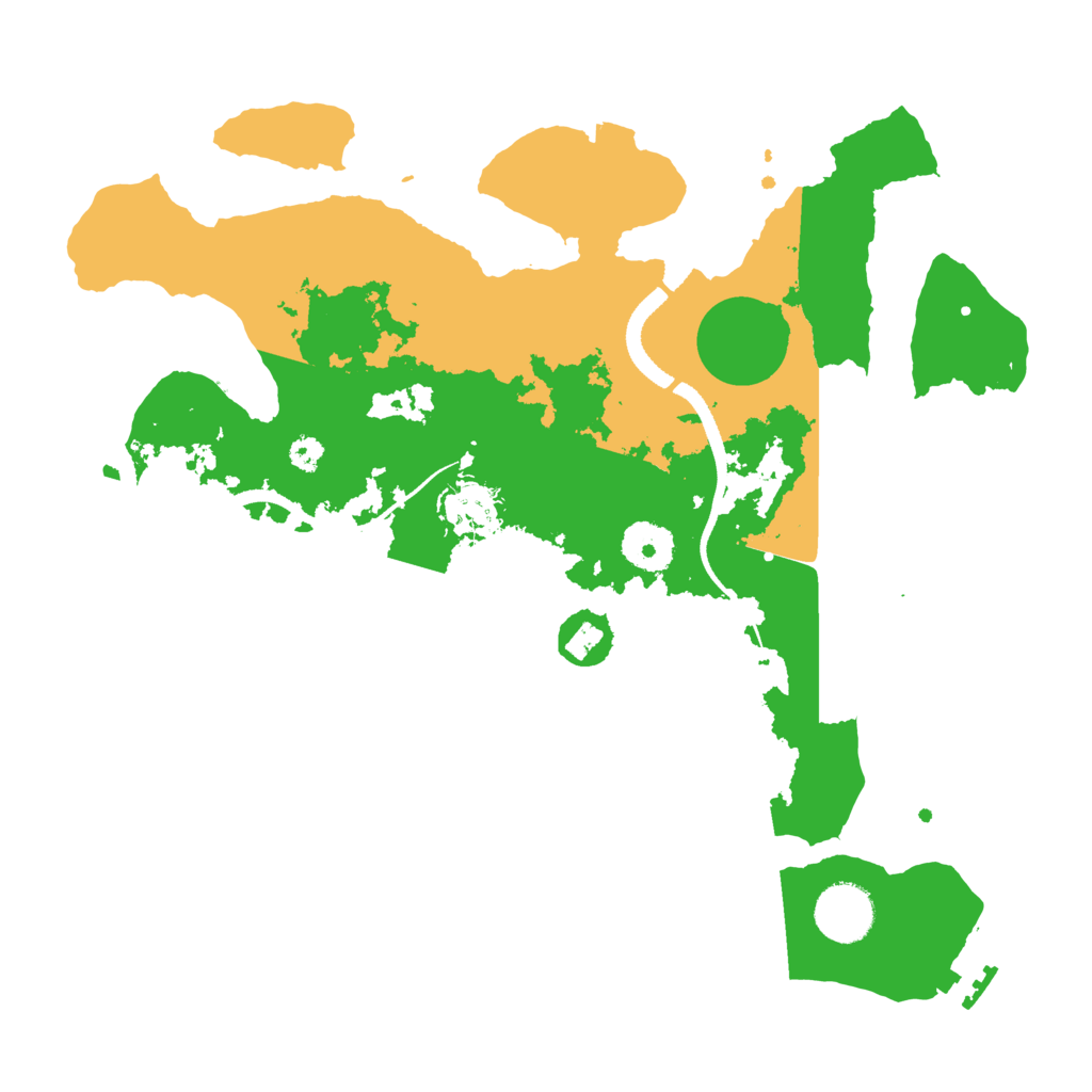 Biome Rust Map: Procedural Map, Size: 3250, Seed: 1099570489