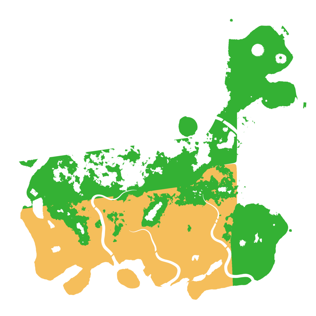 Biome Rust Map: Procedural Map, Size: 4500, Seed: 1619593185