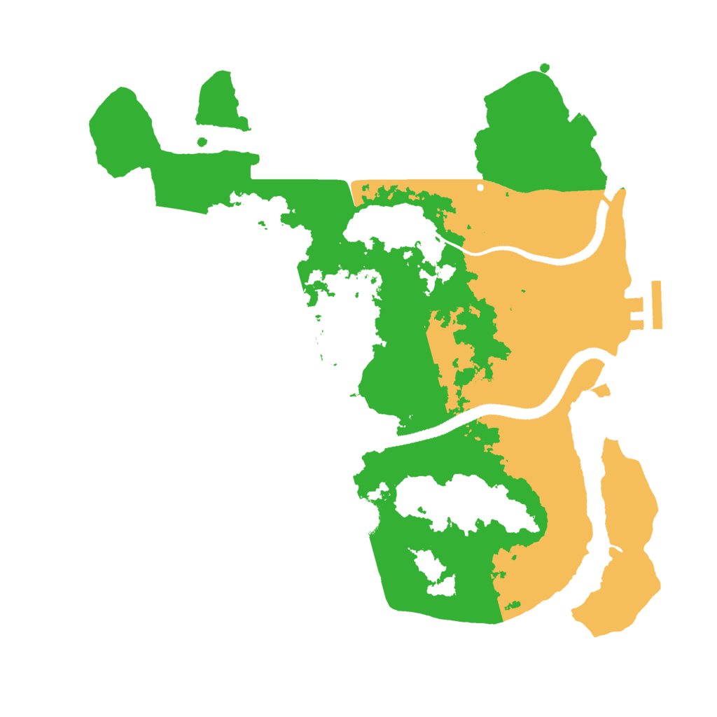 Biome Rust Map: Procedural Map, Size: 3000, Seed: 962071519