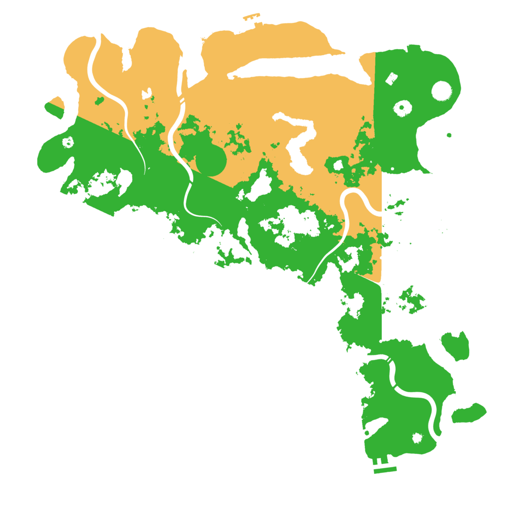 Biome Rust Map: Procedural Map, Size: 4500, Seed: 227075877