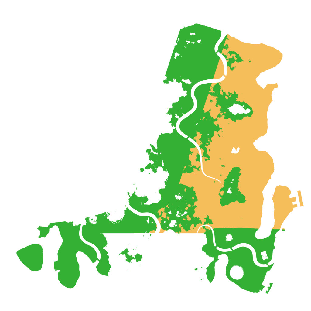Biome Rust Map: Procedural Map, Size: 4000, Seed: 1361433717