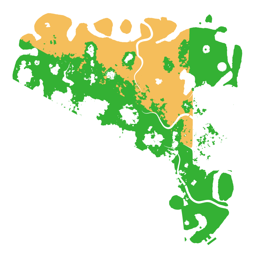 Biome Rust Map: Procedural Map, Size: 5000, Seed: 69131