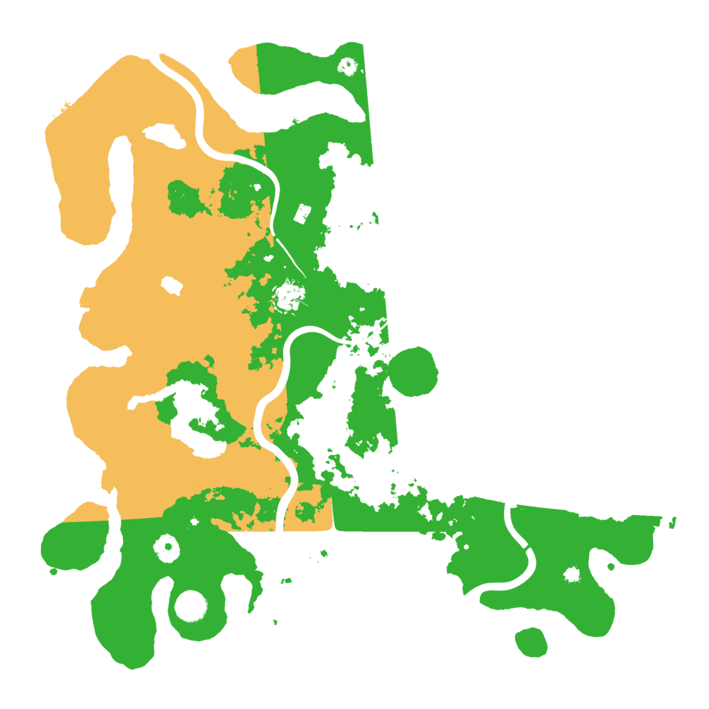 Biome Rust Map: Procedural Map, Size: 4000, Seed: 300588