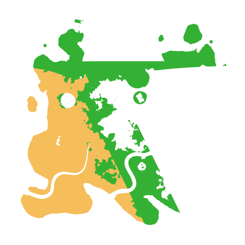 Biome Rust Map: Procedural Map, Size: 3000, Seed: 30790
