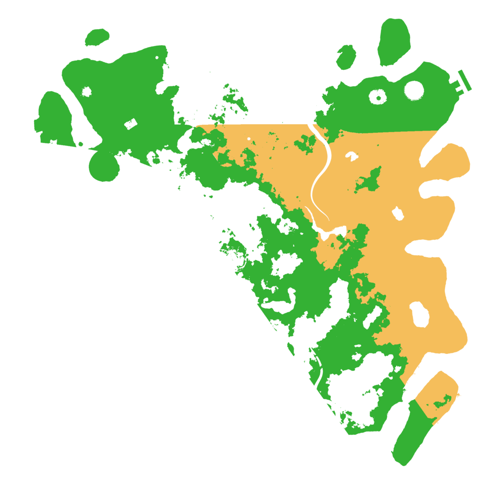 Biome Rust Map: Procedural Map, Size: 4500, Seed: 1656181882