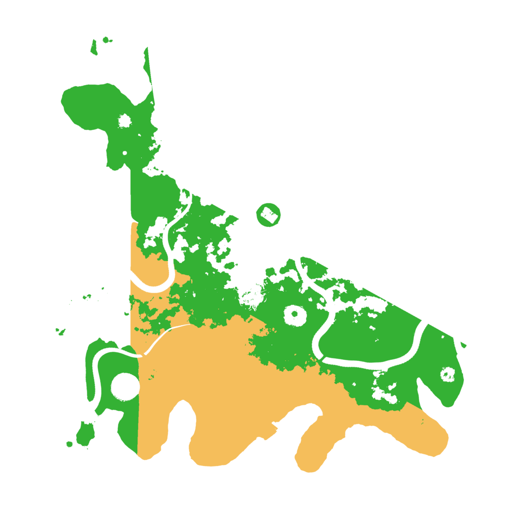 Biome Rust Map: Procedural Map, Size: 3500, Seed: 2049033985