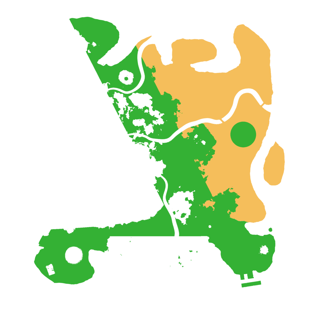 Biome Rust Map: Procedural Map, Size: 3250, Seed: 56678
