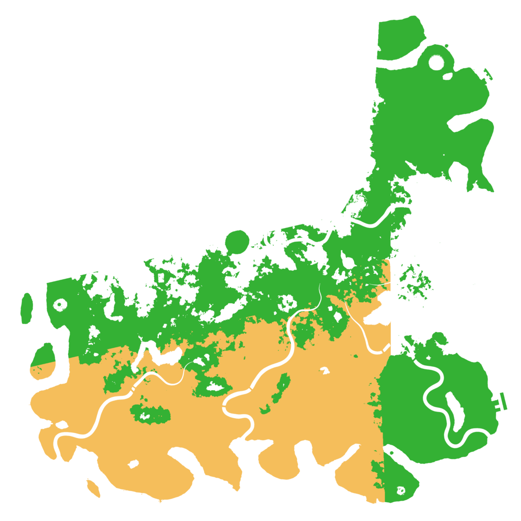 Biome Rust Map: Procedural Map, Size: 6000, Seed: 938362653