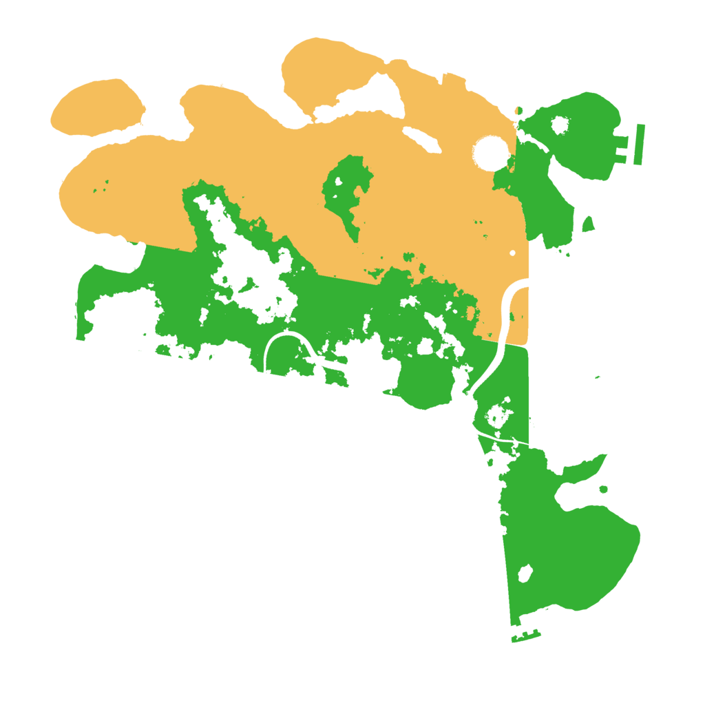 Biome Rust Map: Procedural Map, Size: 3500, Seed: 1733727586