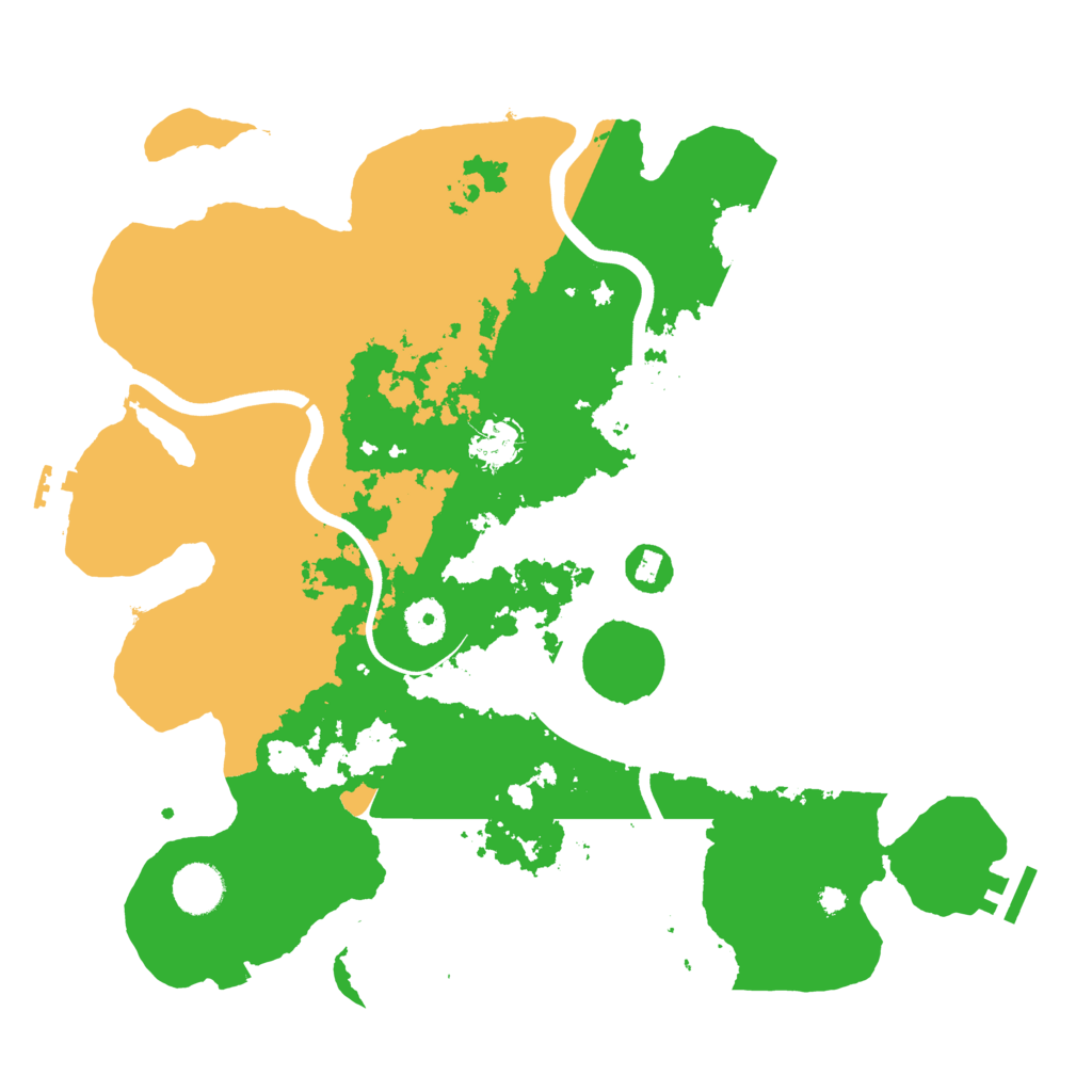 Biome Rust Map: Procedural Map, Size: 3750, Seed: 2129308312