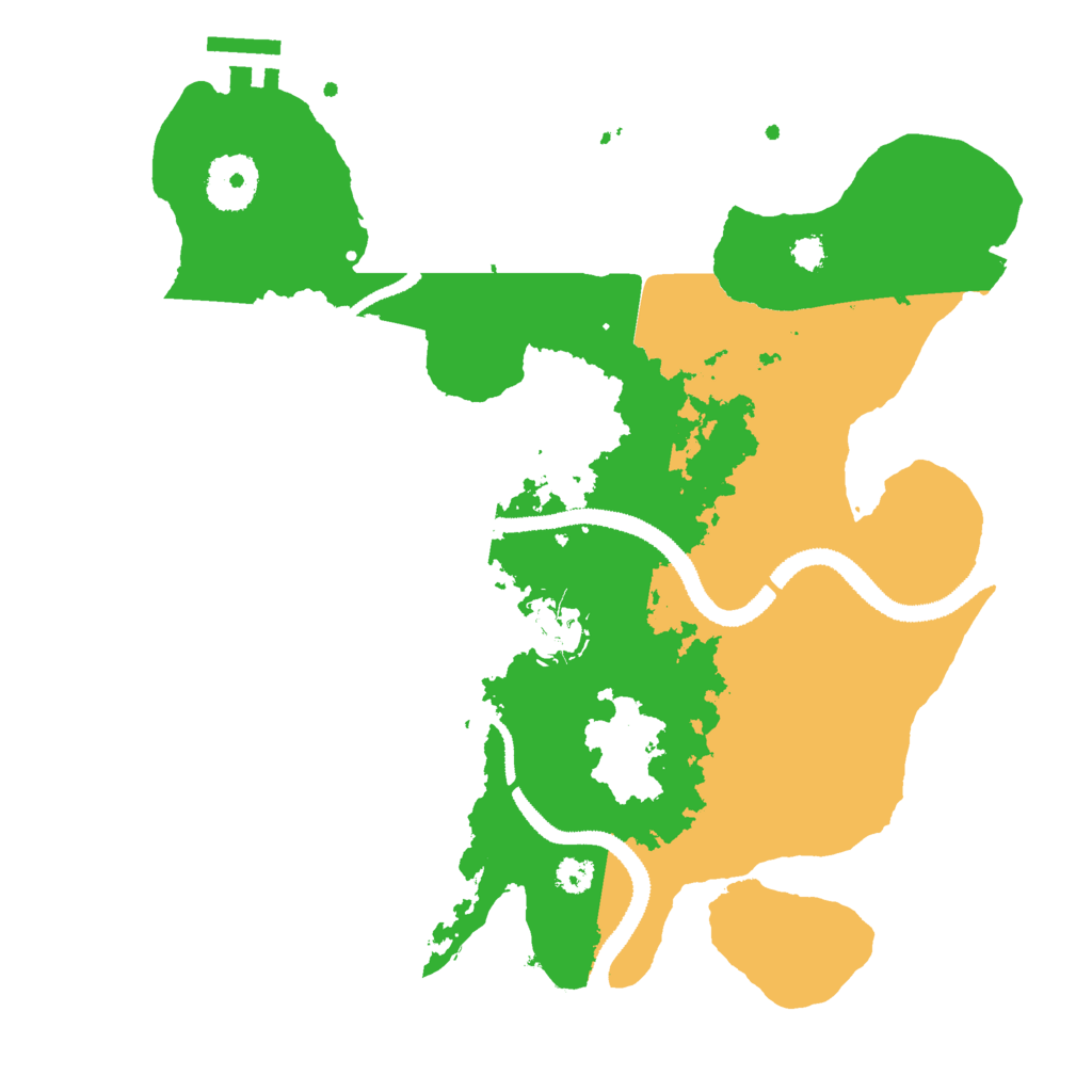 Biome Rust Map: Procedural Map, Size: 3000, Seed: 295694160