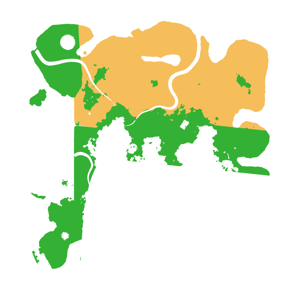 Biome Rust Map: Procedural Map, Size: 3500, Seed: 1589746087