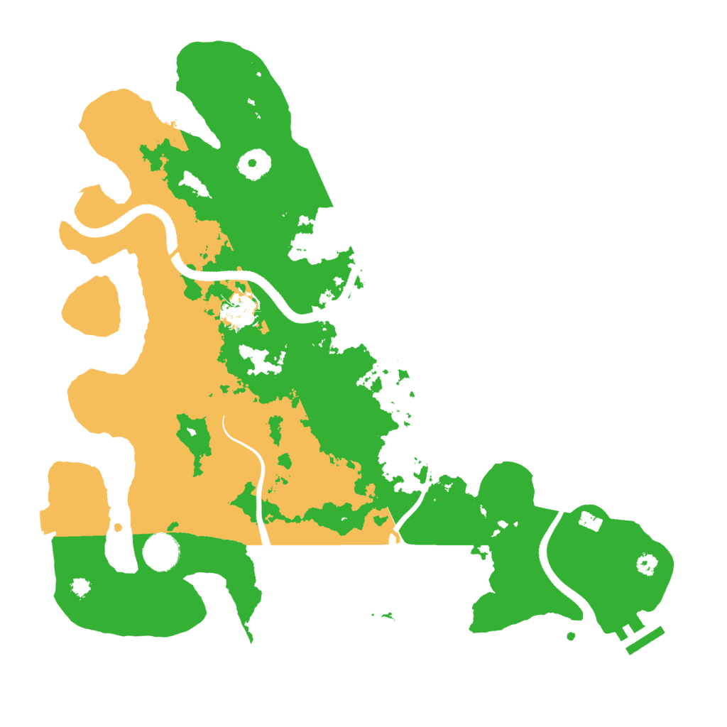 Biome Rust Map: Procedural Map, Size: 3500, Seed: 2034360448