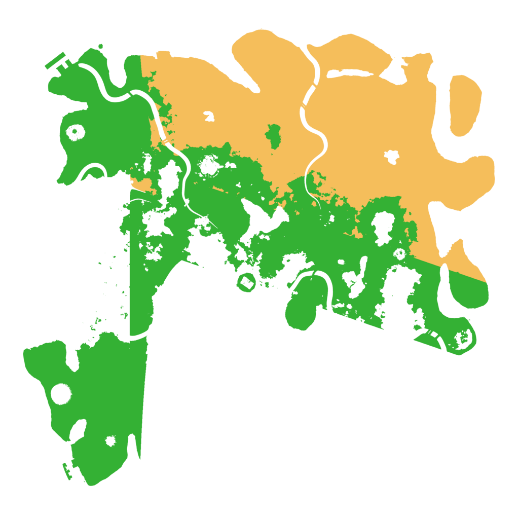 Biome Rust Map: Procedural Map, Size: 4500, Seed: 271980823