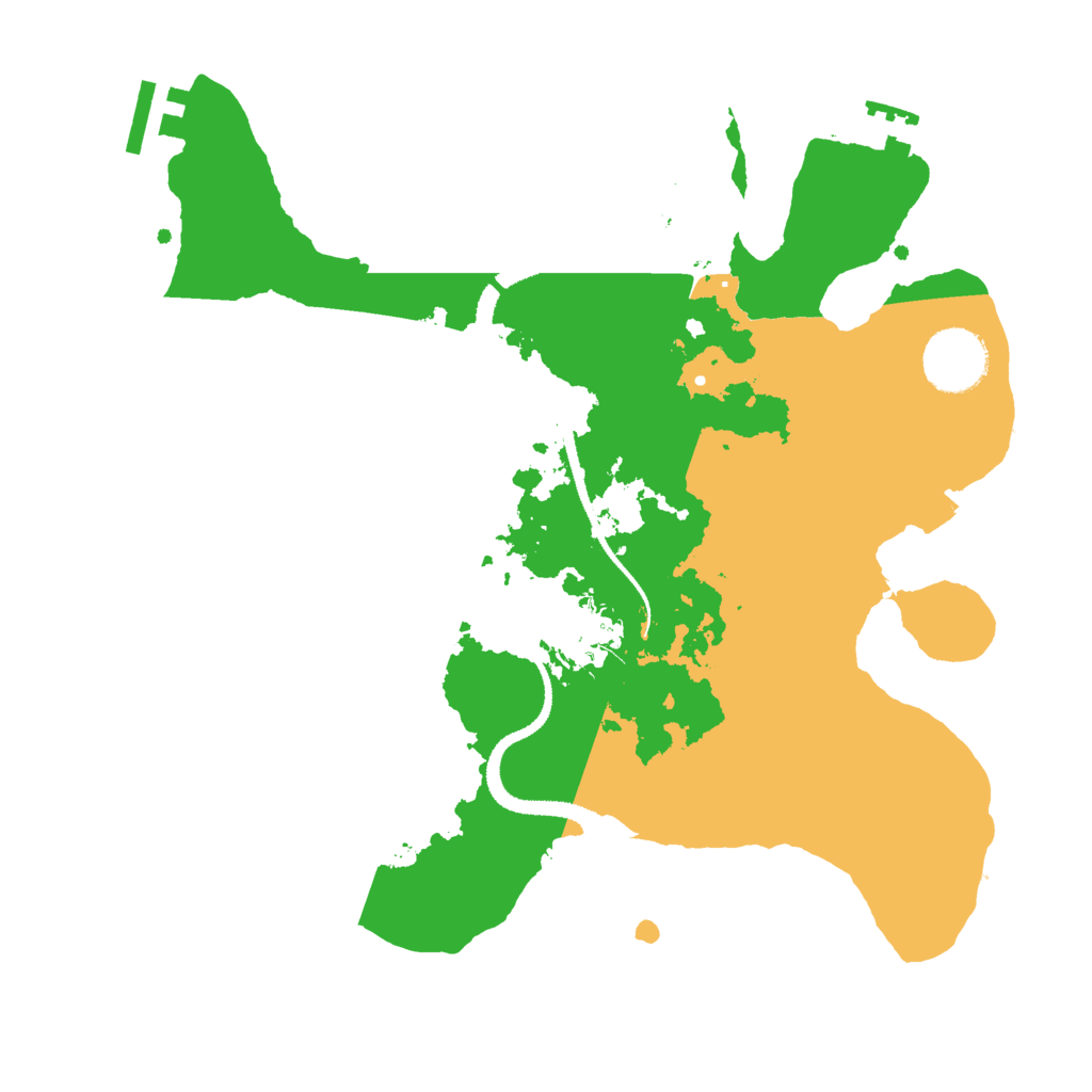 Biome Rust Map: Procedural Map, Size: 3000, Seed: 64761