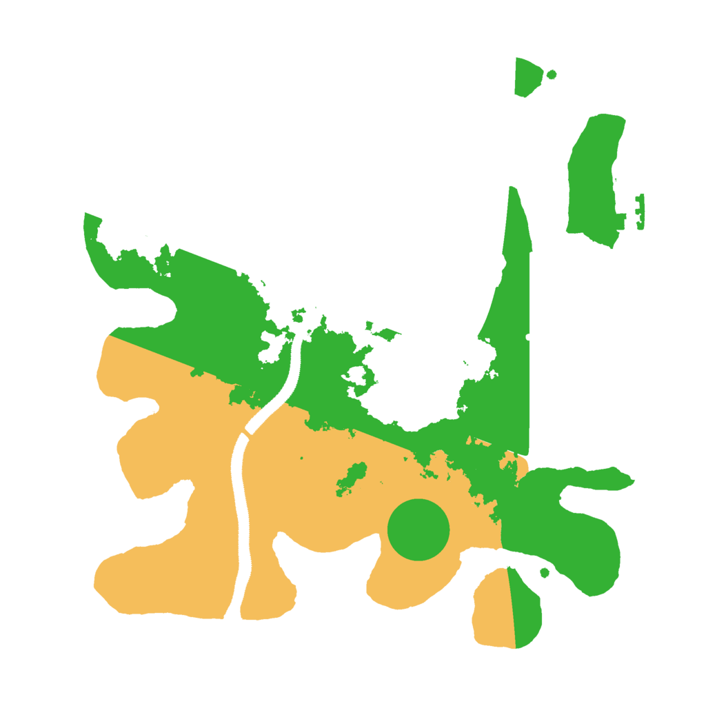 Biome Rust Map: Procedural Map, Size: 3000, Seed: 1441049417