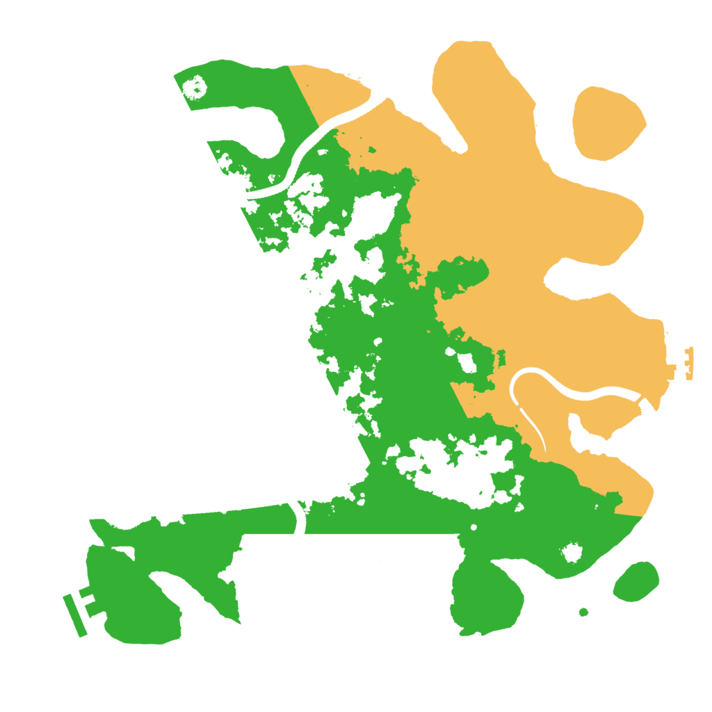Biome Rust Map: Procedural Map, Size: 3250, Seed: 146537940
