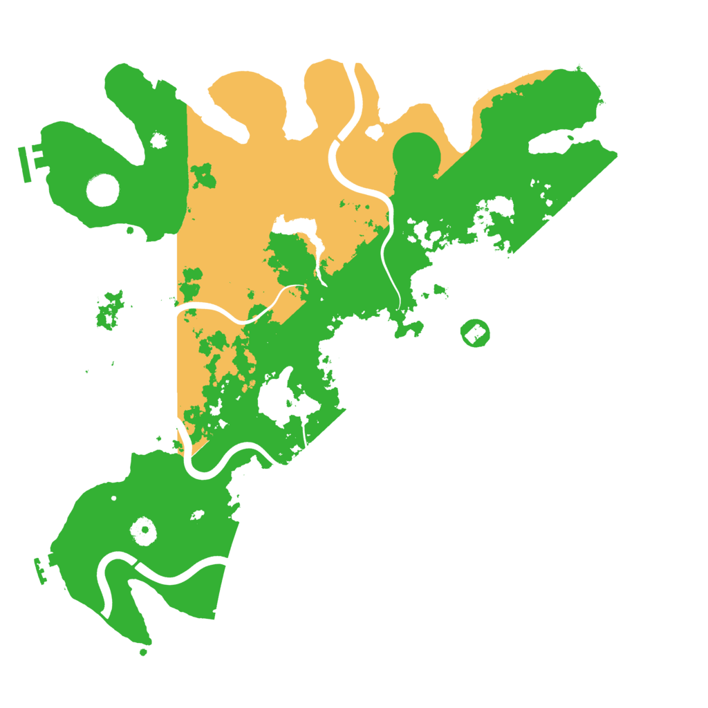 Biome Rust Map: Procedural Map, Size: 4000, Seed: 83845
