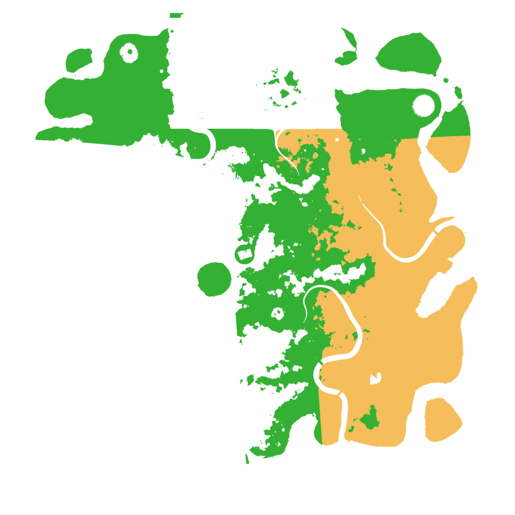 Biome Rust Map: Procedural Map, Size: 4150, Seed: 41000