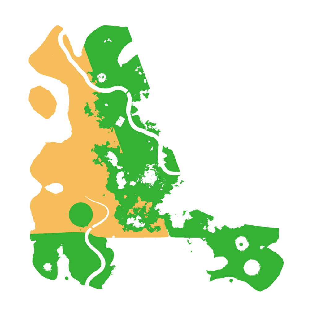 Biome Rust Map: Procedural Map, Size: 3500, Seed: 1688952965