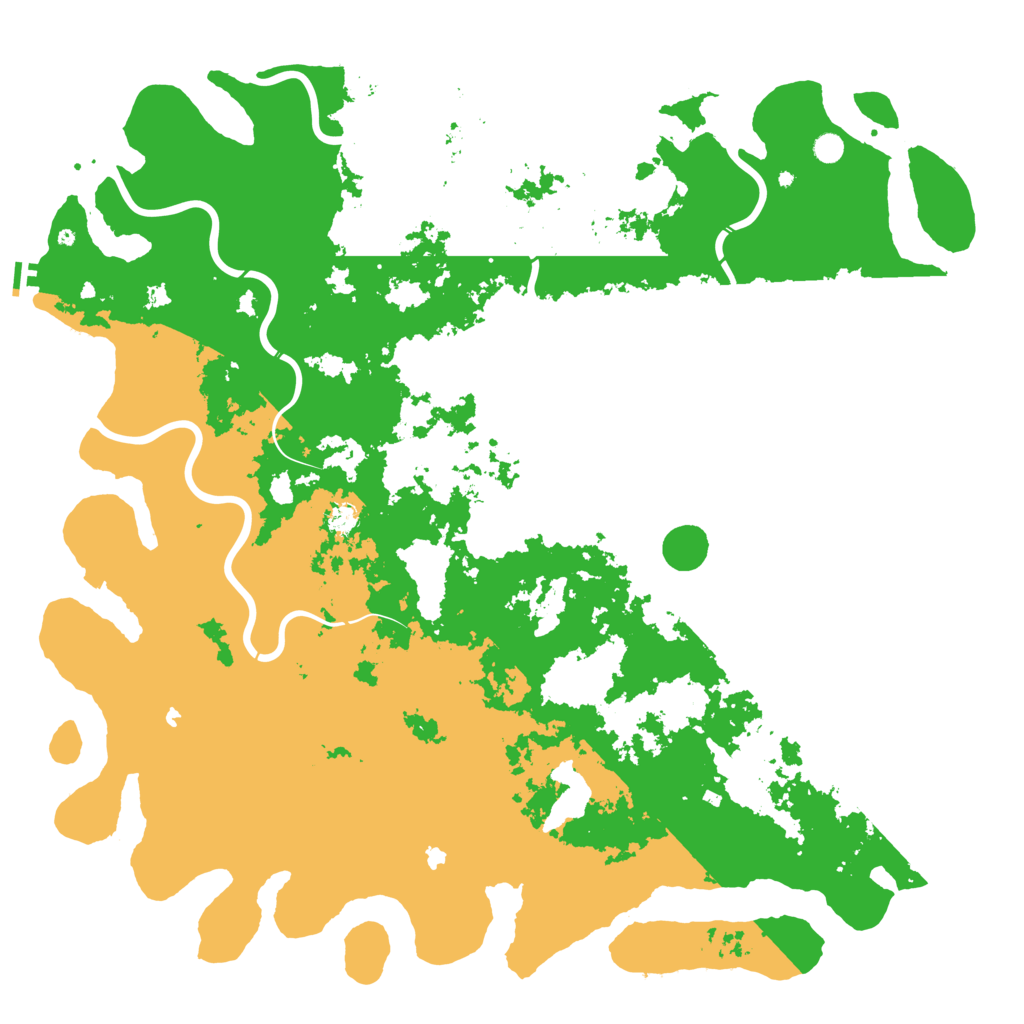 Biome Rust Map: Procedural Map, Size: 6000, Seed: 2025289537