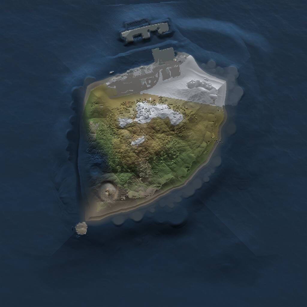 Rust Map: Procedural Map, Size: 1000, Seed: 849283948, 2 Monuments