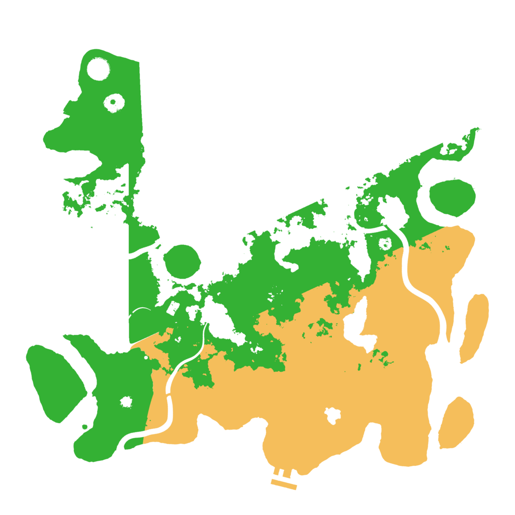 Biome Rust Map: Procedural Map, Size: 4000, Seed: 123647844