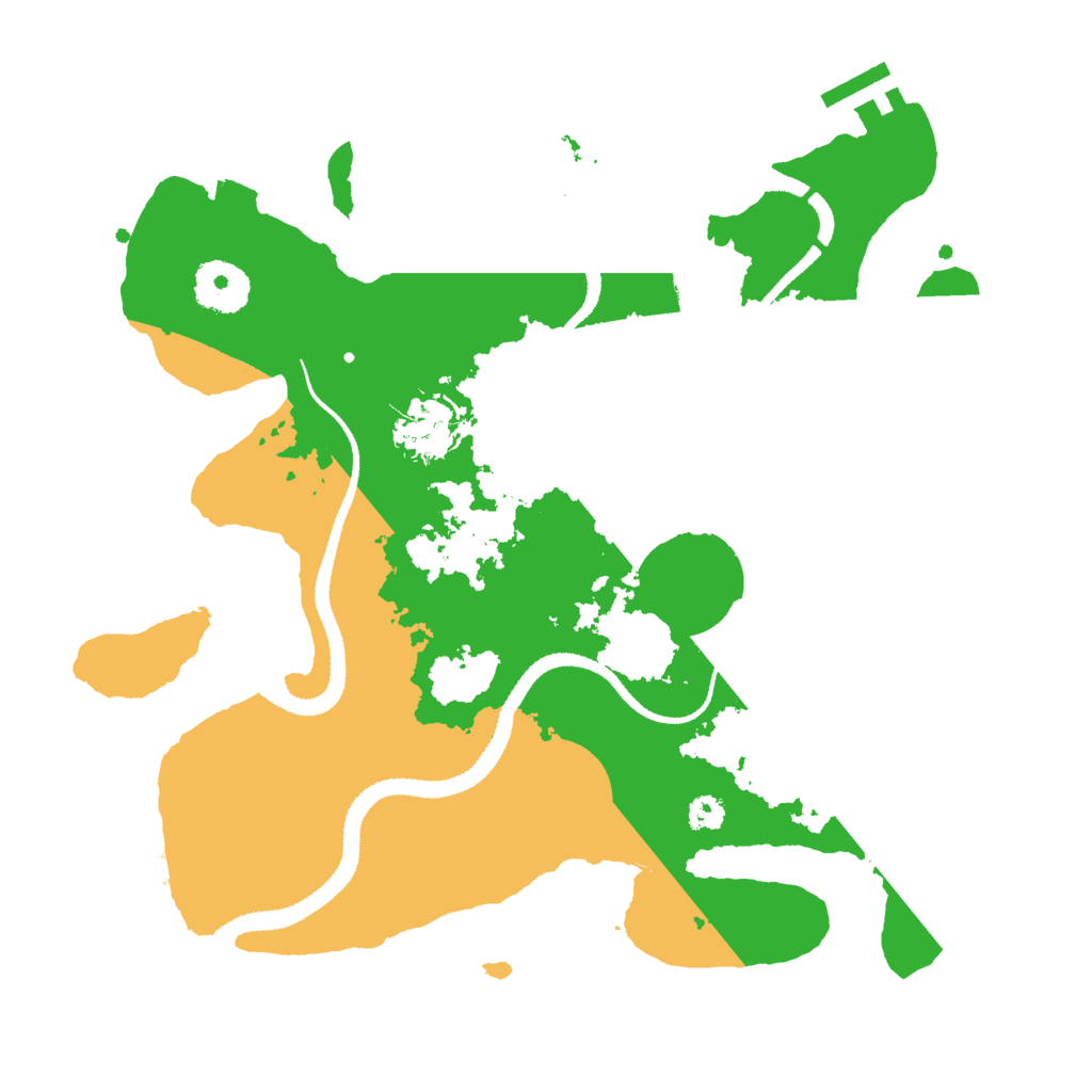 Biome Rust Map: Procedural Map, Size: 3048, Seed: 1337
