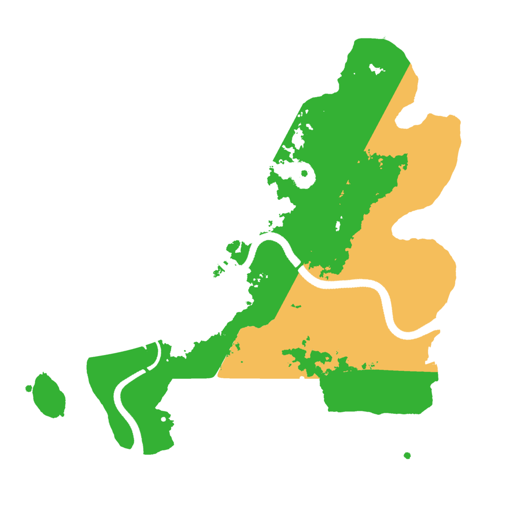 Biome Rust Map: Procedural Map, Size: 3000, Seed: 165493489