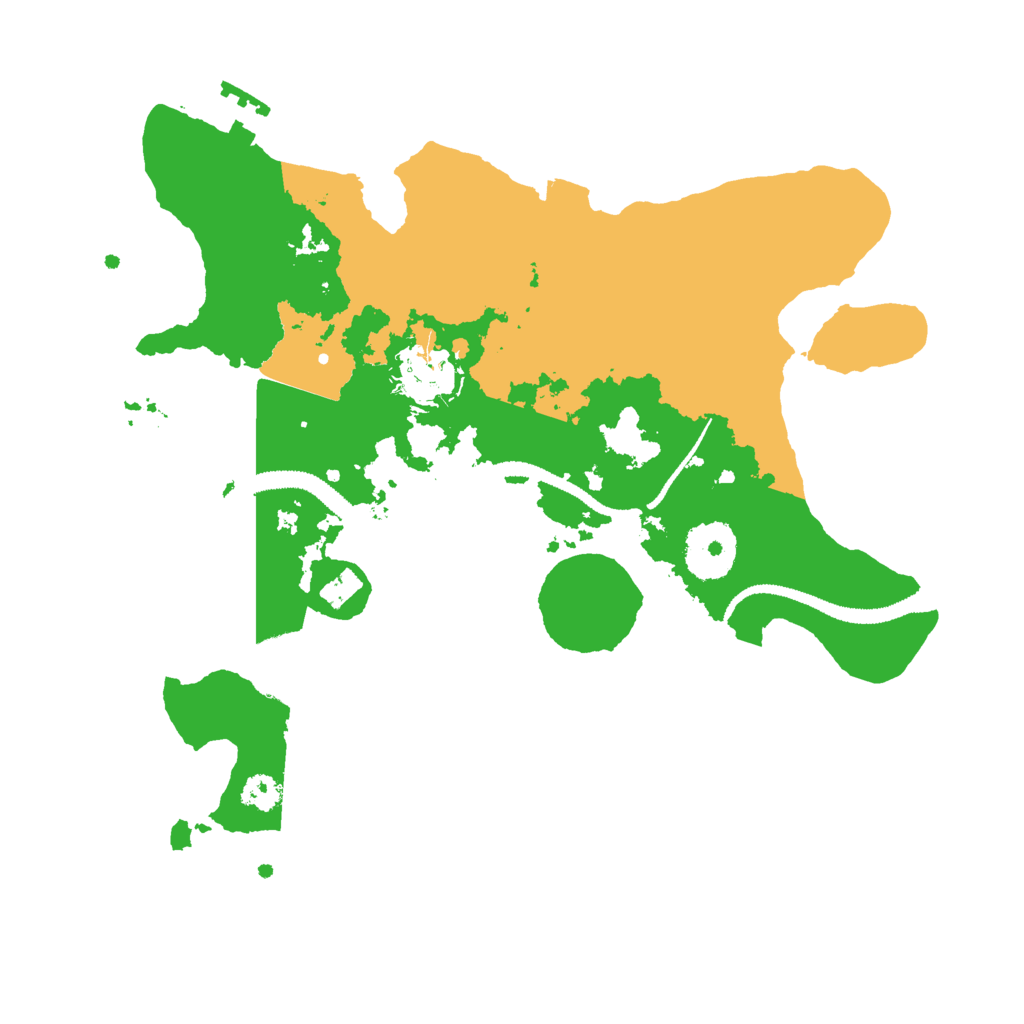 Biome Rust Map: Procedural Map, Size: 2800, Seed: 1806972111