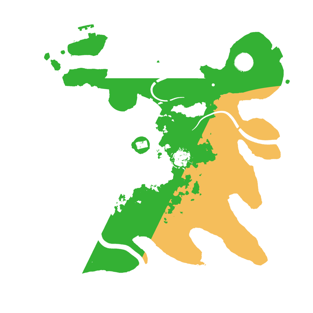 Biome Rust Map: Procedural Map, Size: 3000, Seed: 1483960188