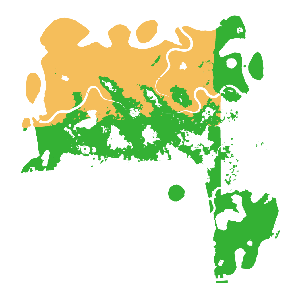Biome Rust Map: Procedural Map, Size: 5000, Seed: 781432424