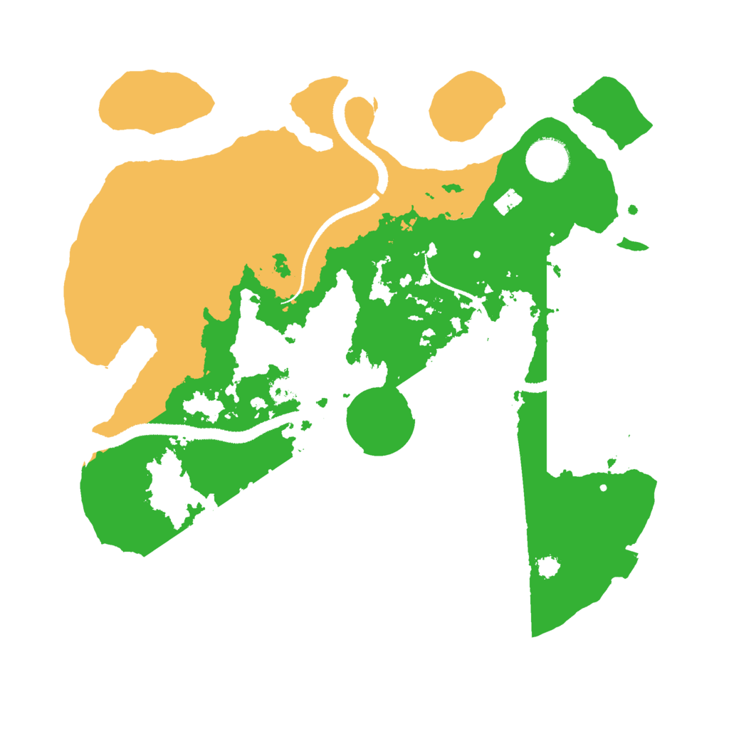 Biome Rust Map: Procedural Map, Size: 3000, Seed: 1439722398