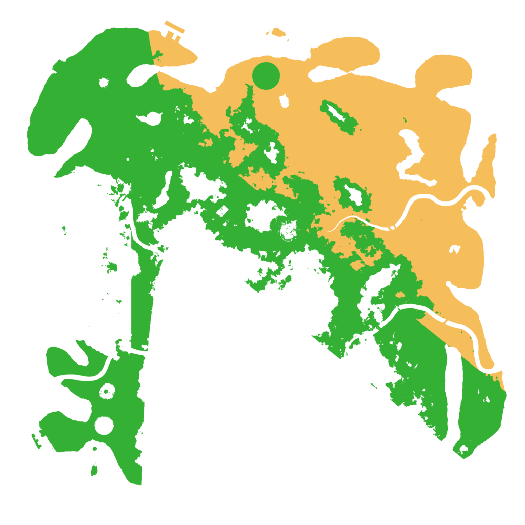 Biome Rust Map: Procedural Map, Size: 5000, Seed: 115353176