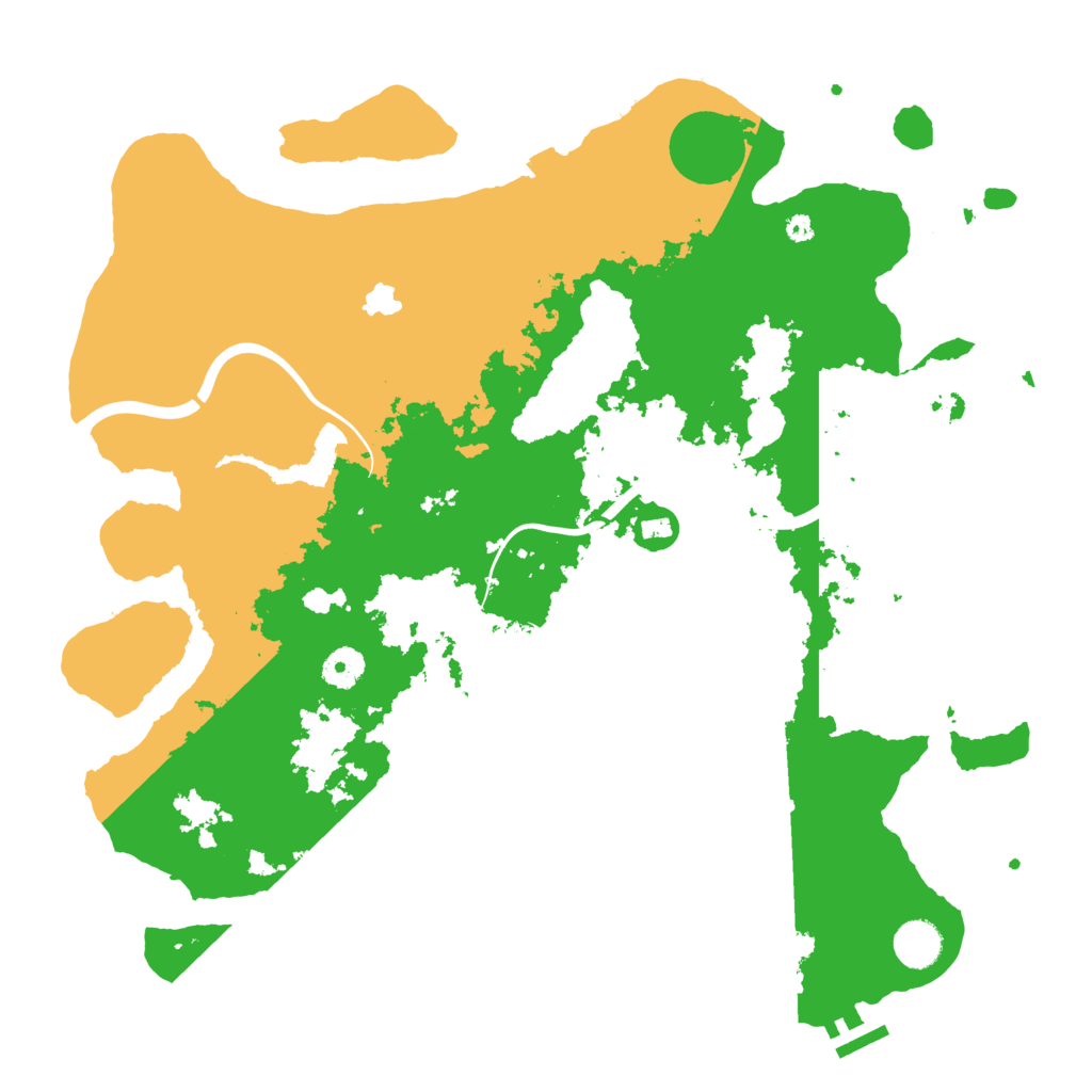 Biome Rust Map: Procedural Map, Size: 4000, Seed: 1885581587