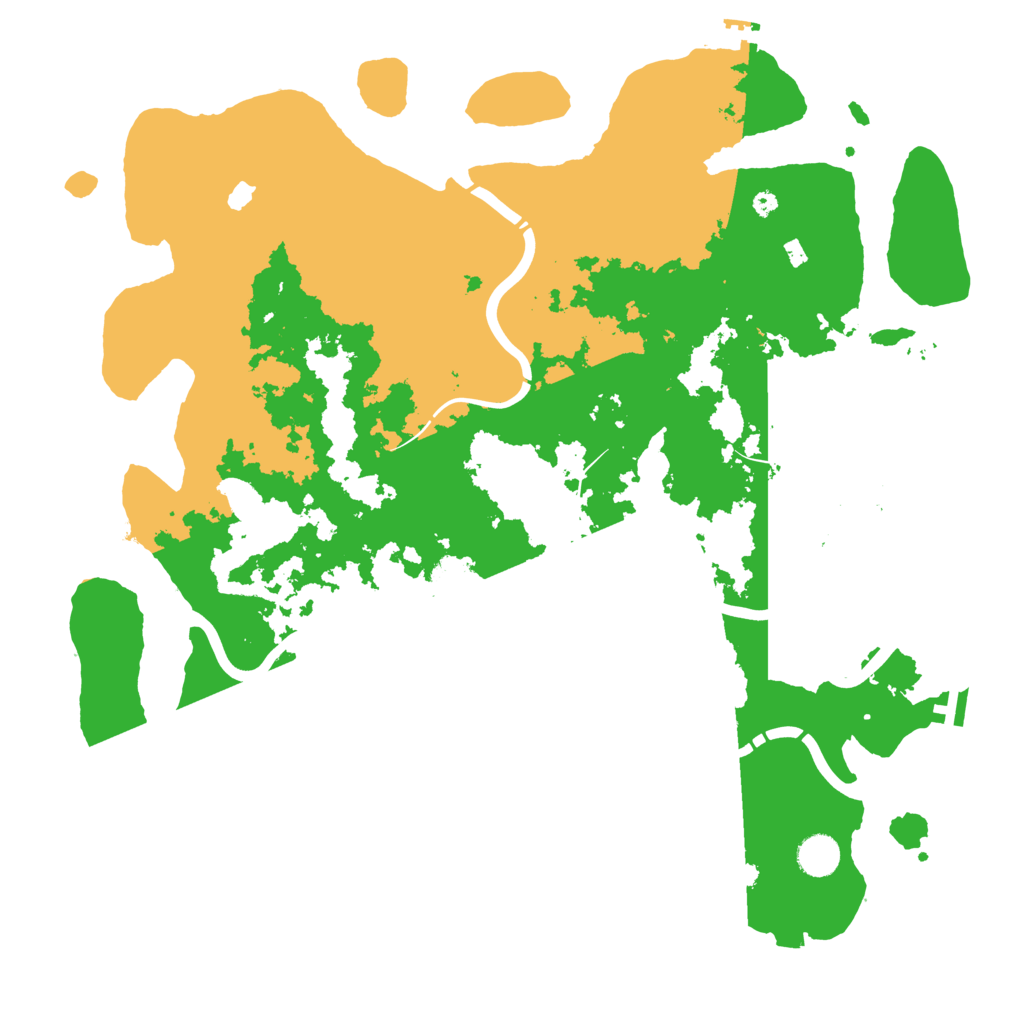 Biome Rust Map: Procedural Map, Size: 4250, Seed: 840414212