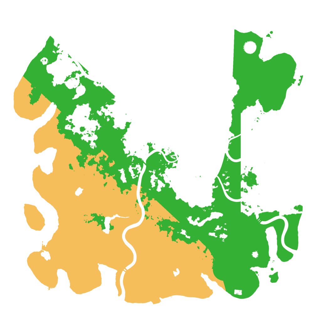 Biome Rust Map: Procedural Map, Size: 4500, Seed: 253881679