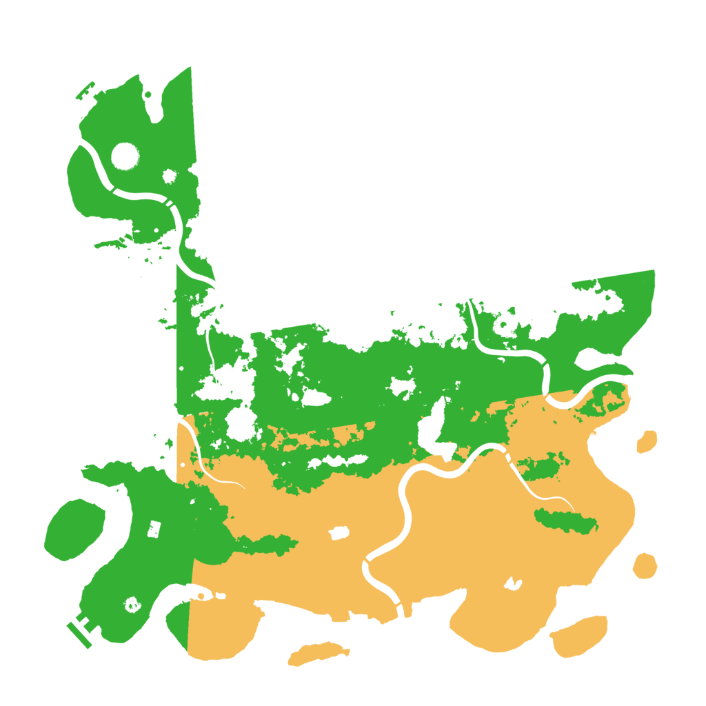 Biome Rust Map: Procedural Map, Size: 4500, Seed: 952114885